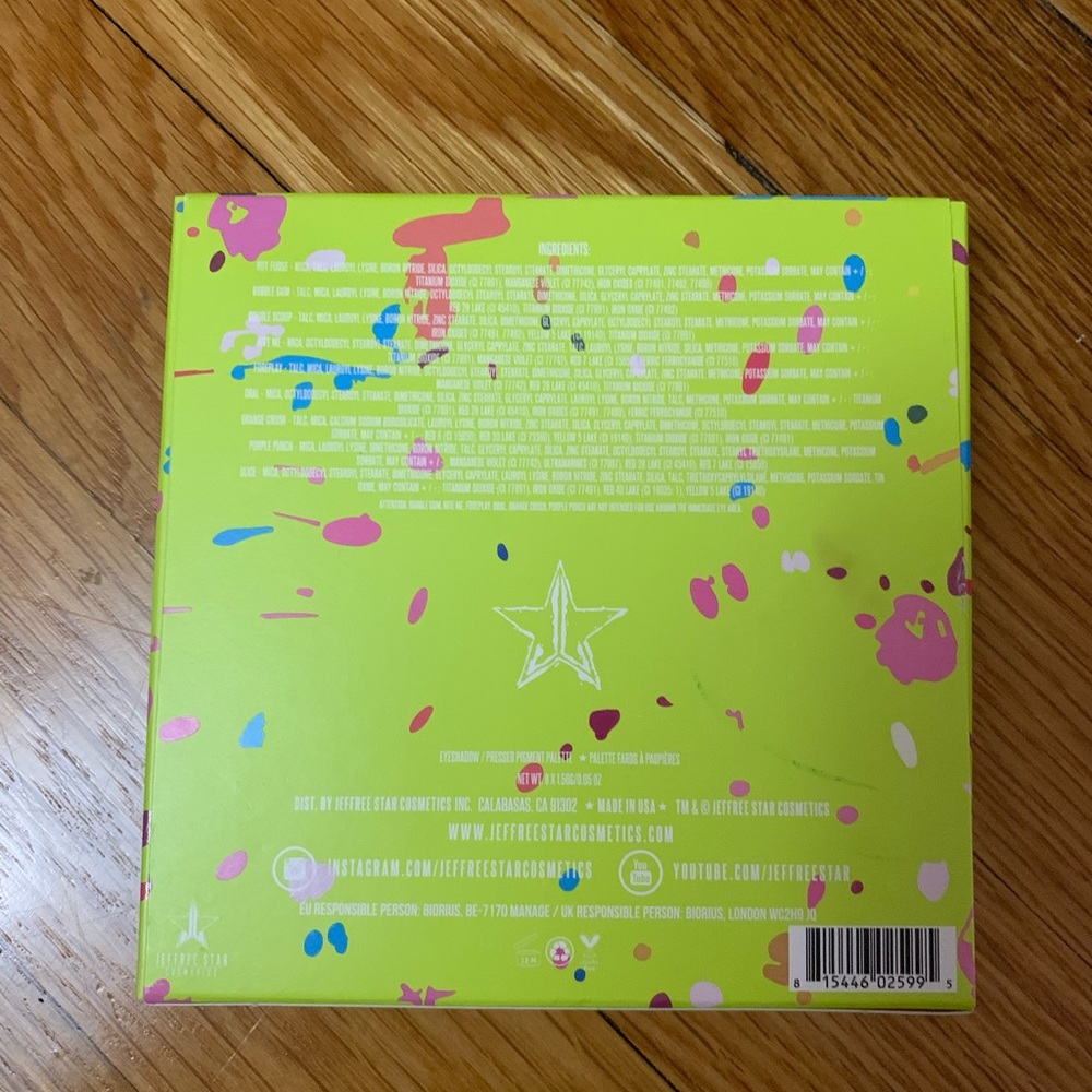 Jeffree star mini breaker palette